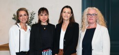 v.l.n.r. Dr. Yvonne Helmy-Bader, Mari Lang, Tina Werner, Barbara Schrammel